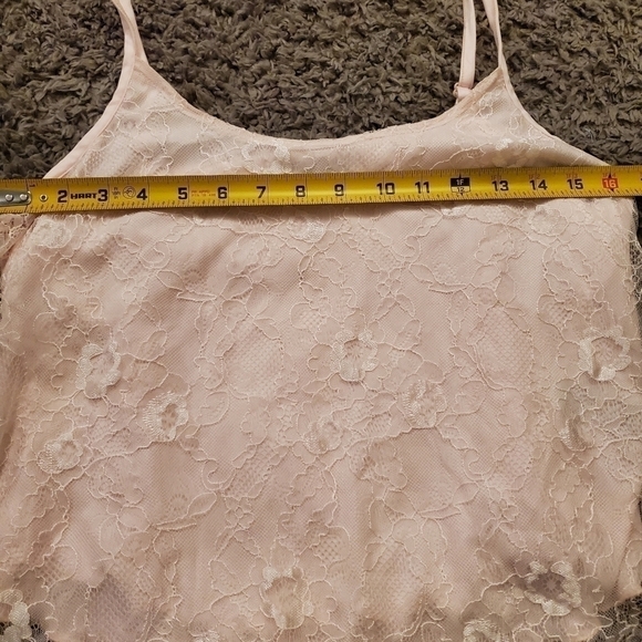 Nanette Lepore Light Pink Lacey Tank - Picture 6 of 8